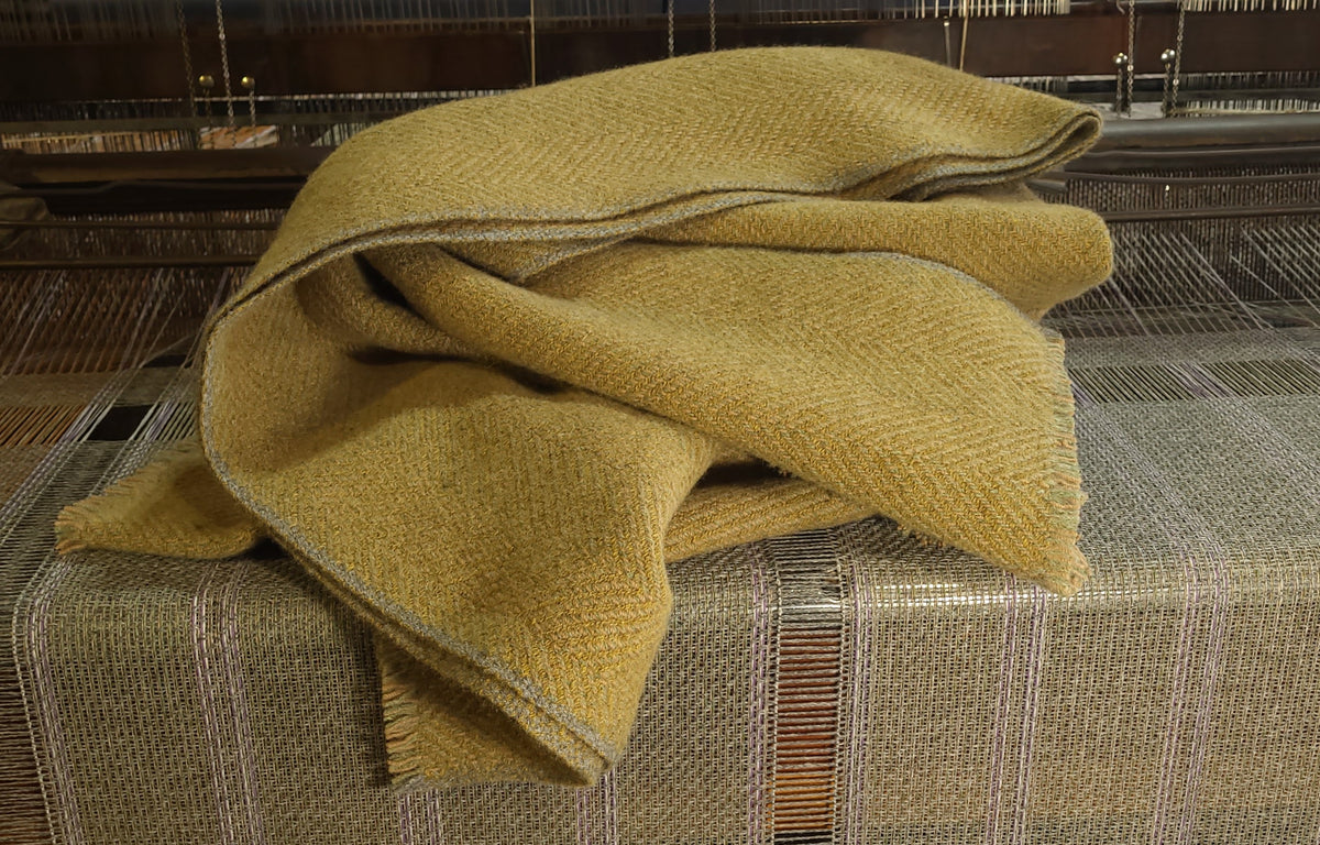 Yellowstone Autumn Lambswool Blanket