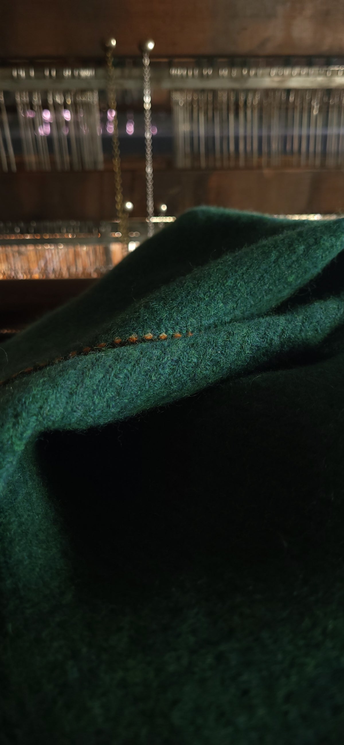 Asparagas Green Fine Merino Lambswool Blanket