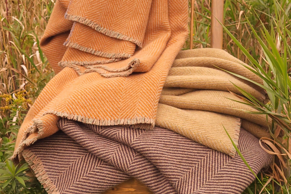 Autumn Lambswool Blankets