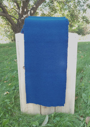 Blue Lambswool Scarf