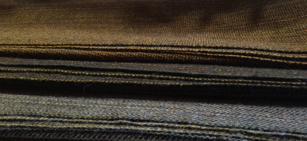 Dark Brown Shetland Wool Blanket