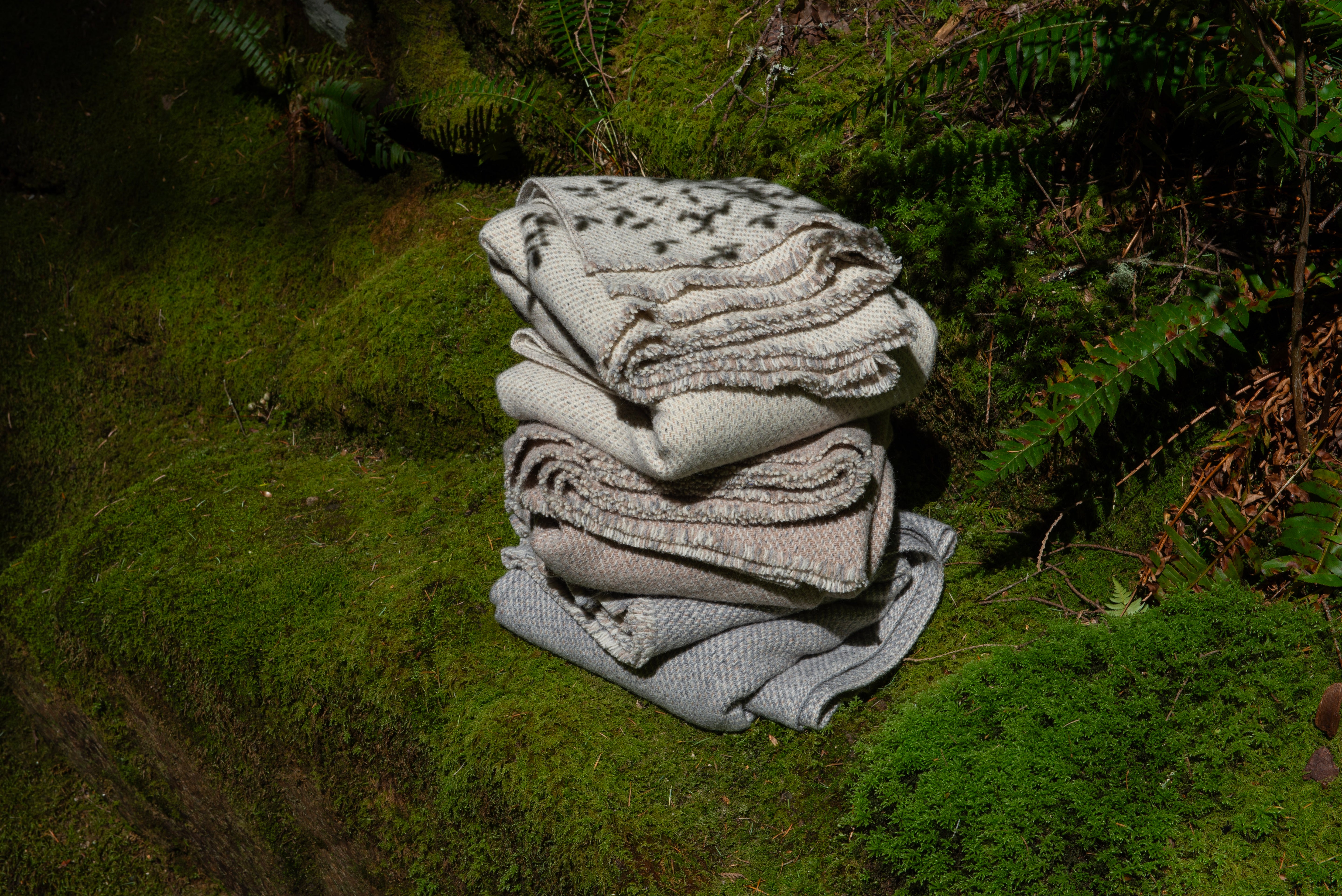 The Canadian Blanket - Fawn, Natural and Grey Wool