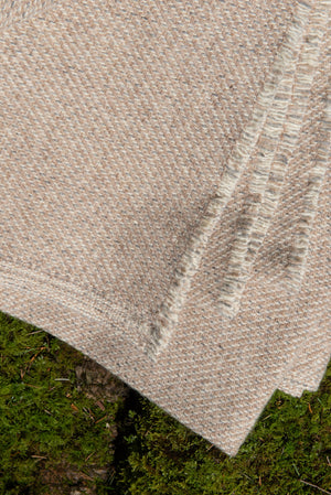 The Canadian Blanket - Fawn, Natural and Grey Wool