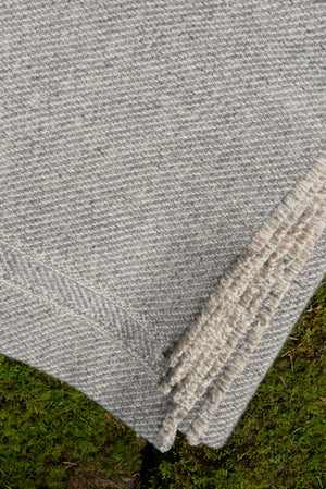 The Canadian Blanket - Grey, Natural and Fawn Wool