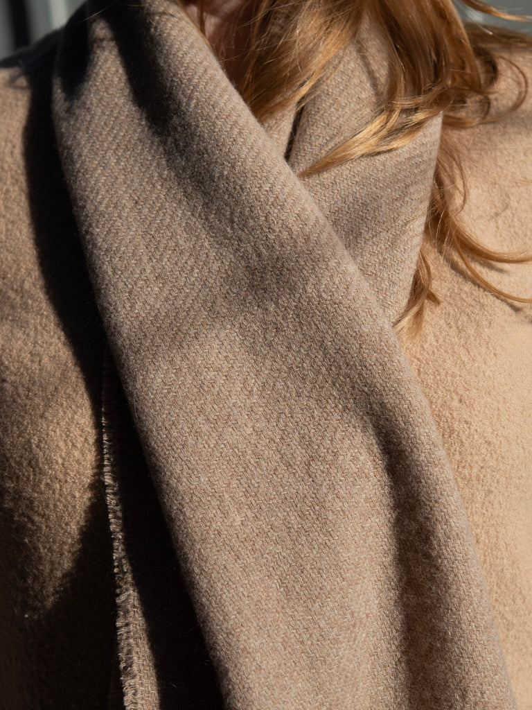 Oatmeal Lambswool Scarf